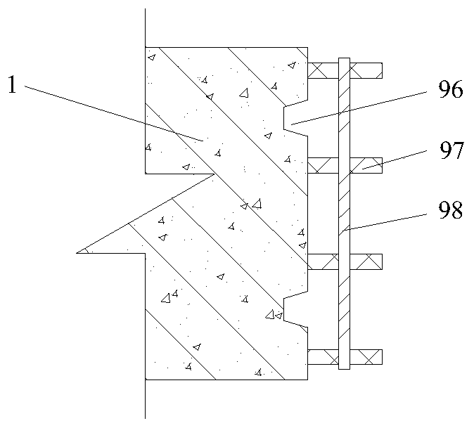 Underground diaphragm wall and construction method