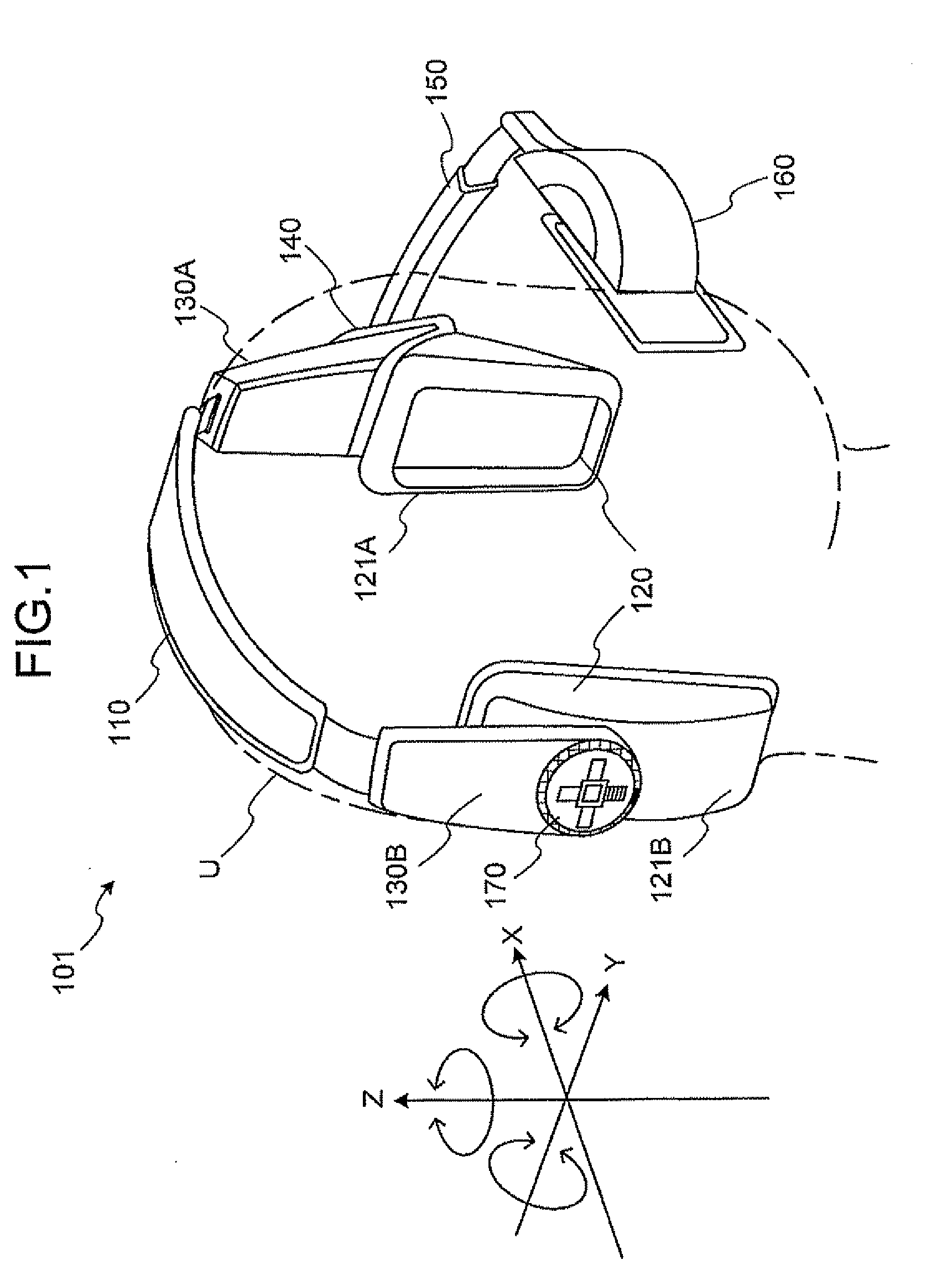 Control device, head-mount display device, program, and control method