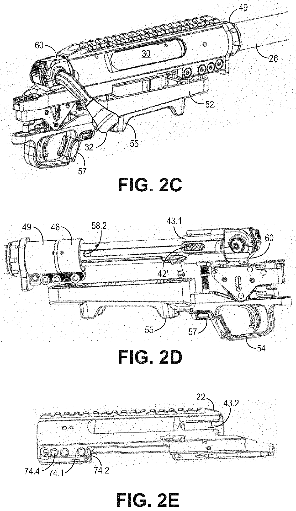 Rifle with straight pull bolt action