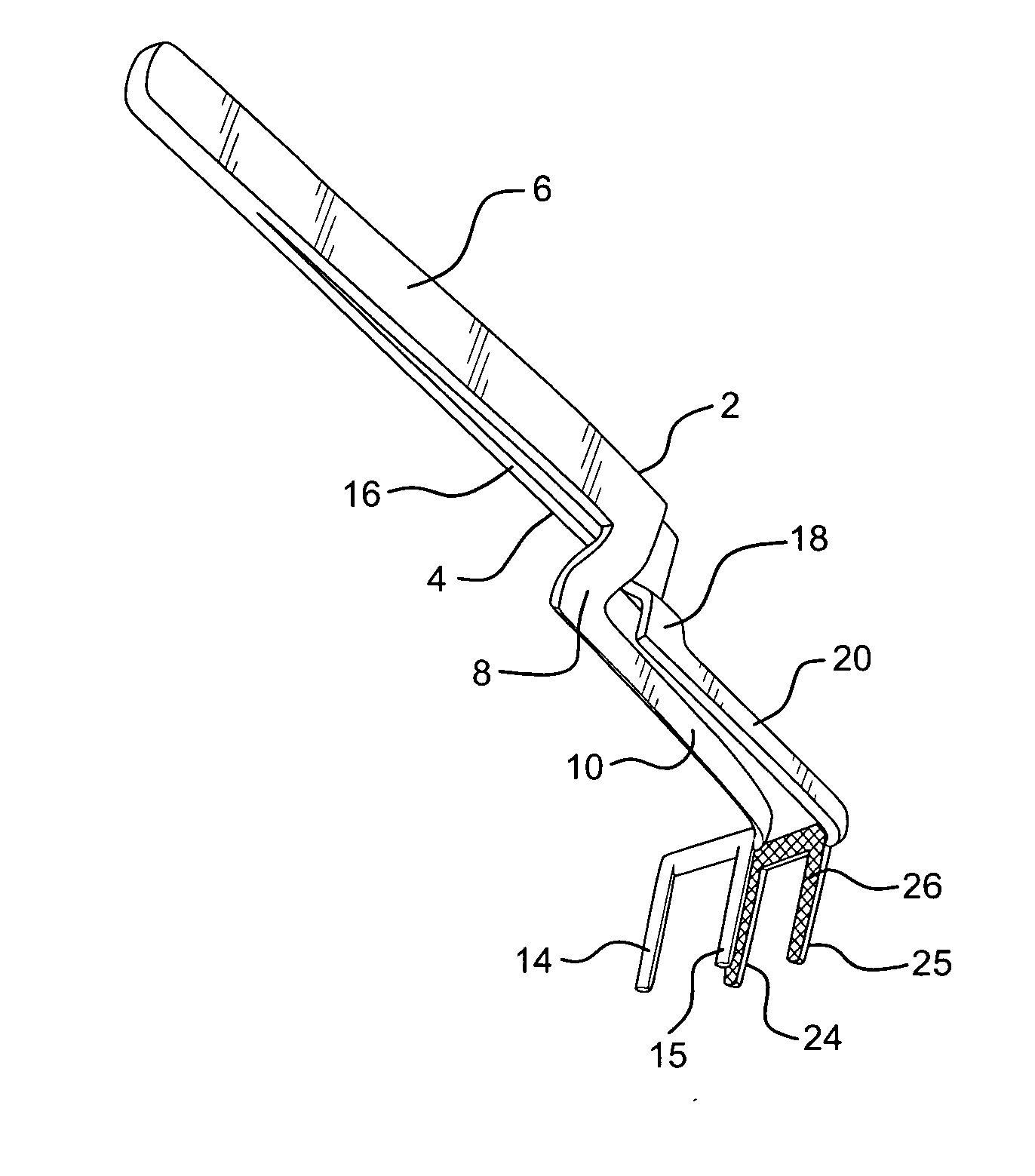 Dental articulating paper forceps