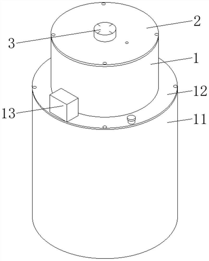 Detection stirring equipment for food detection