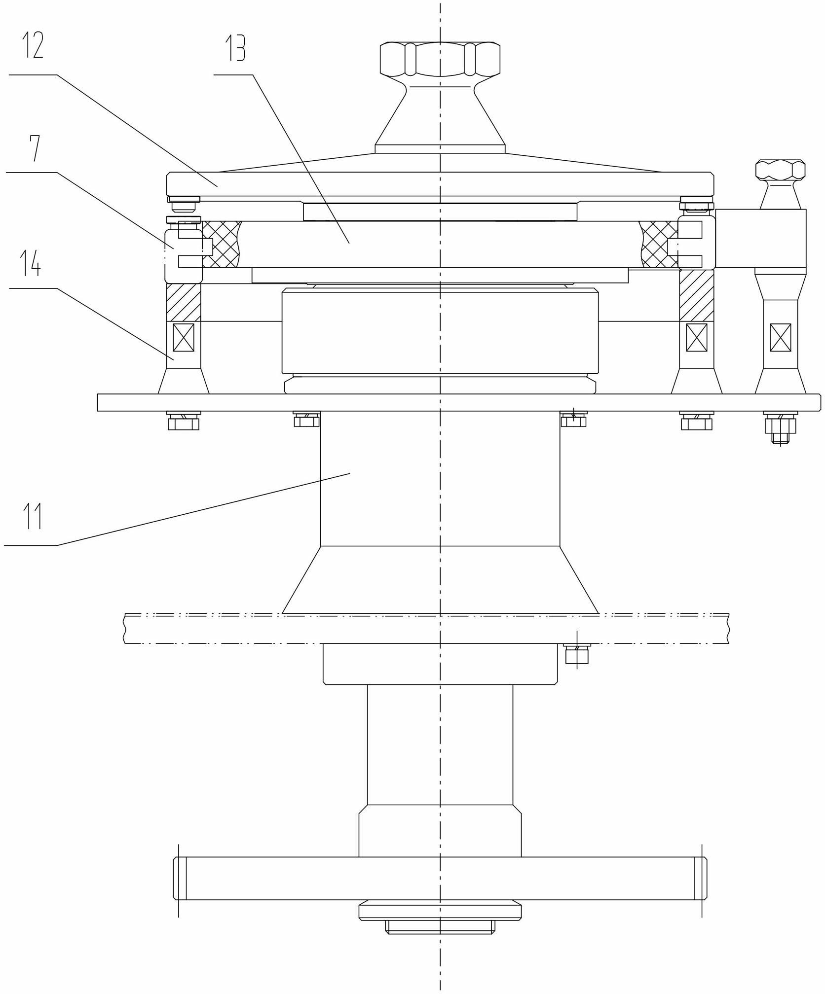 Vacuumized nitrogen filling and plugging device