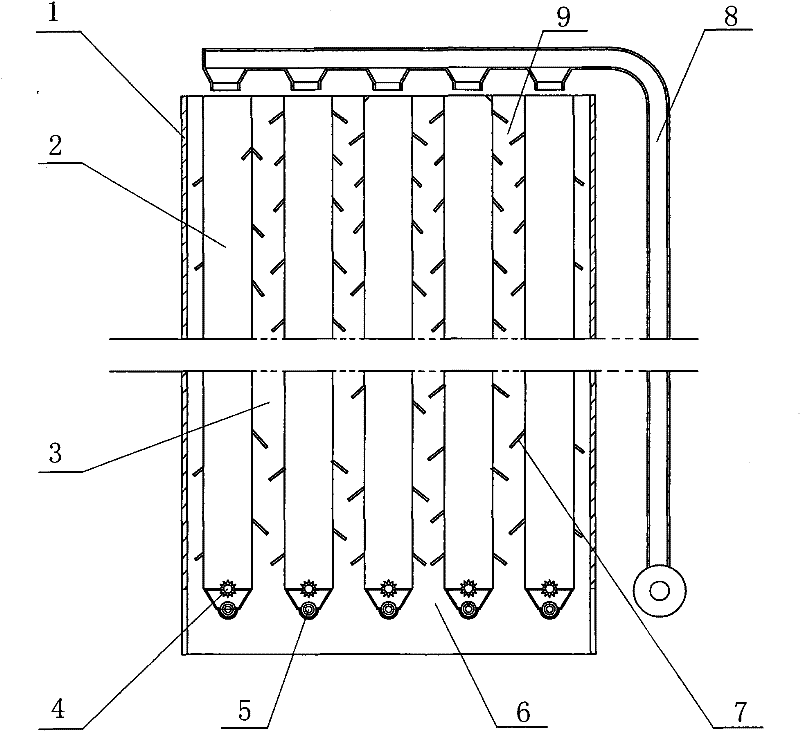 Natural air dryer of grains