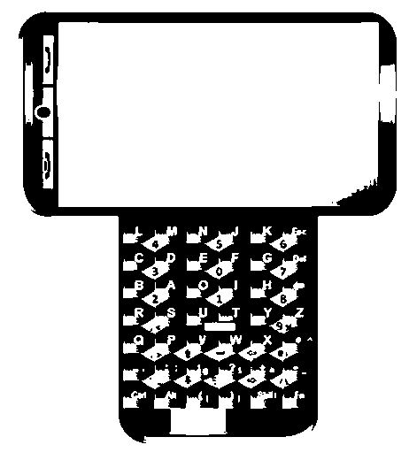 Modern logic keyboard and sliding input mode thereof