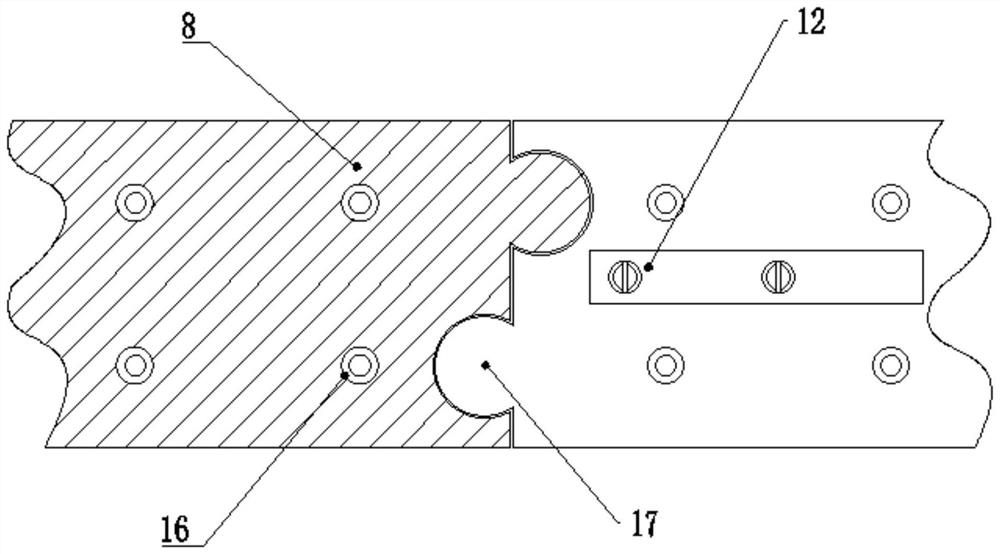 A new type of shield machine starting and receiving tunnel door pressure regulating self-sealing structure