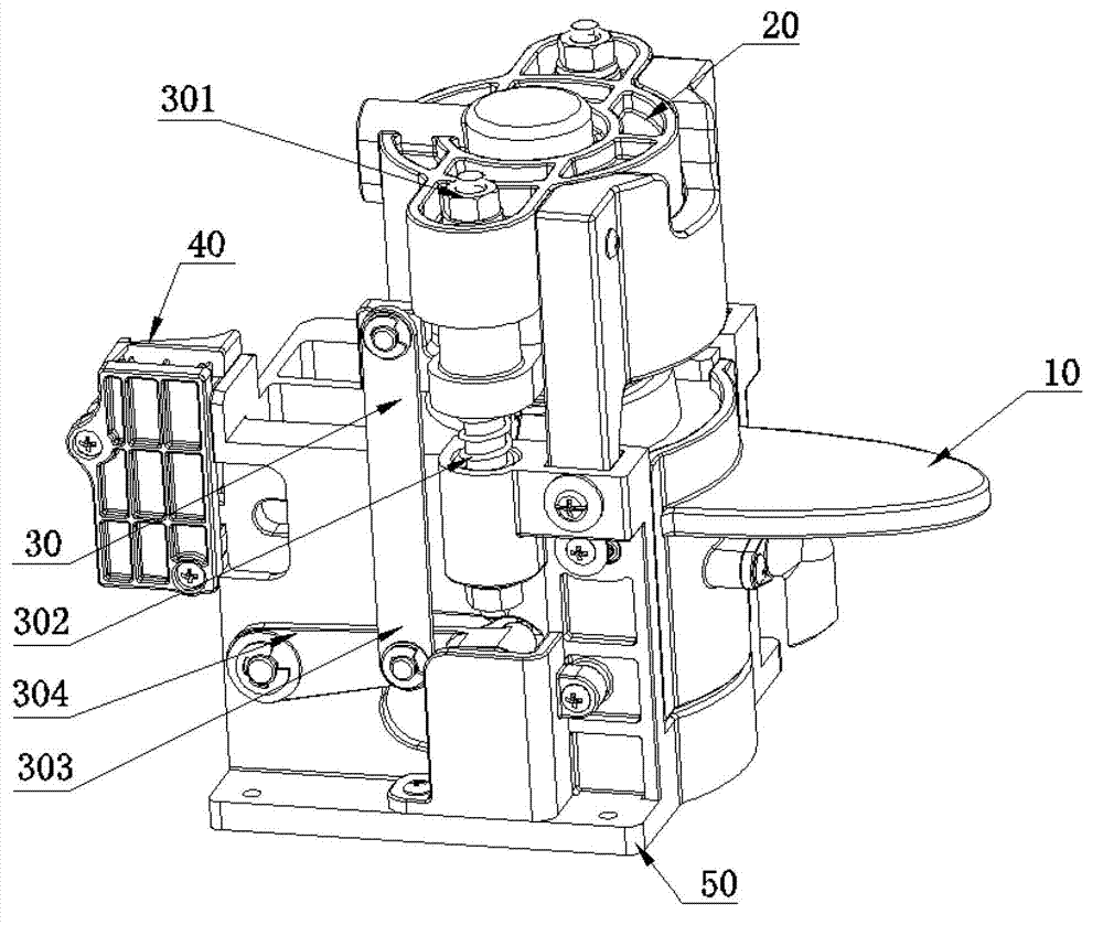 A vertical capsule brewing device for a coffee machine