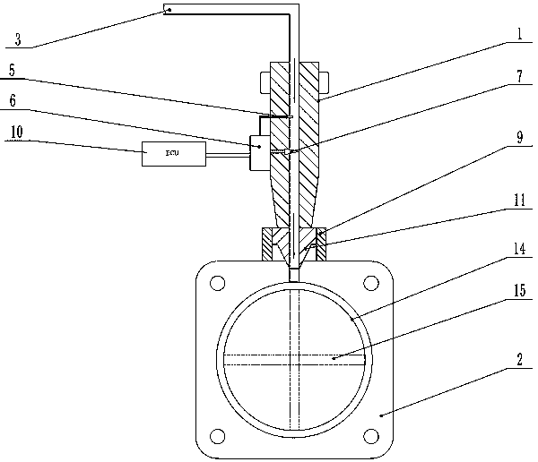 Injection valve of multi-point injection engine added with mixer