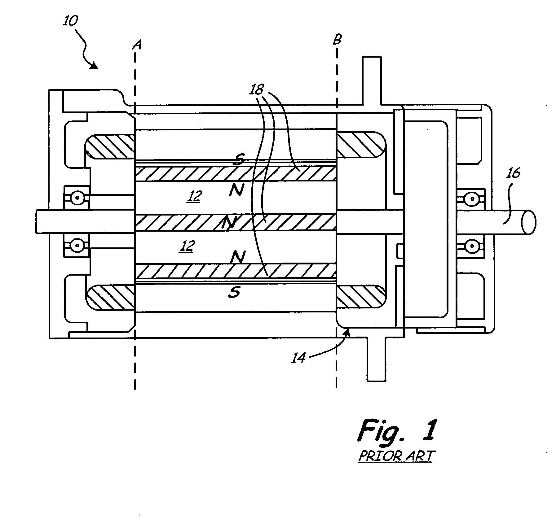 Self-regulating permanent magnet device