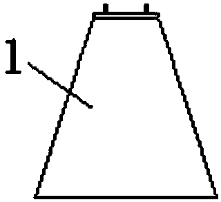 A tower crane relay lifting storage rack device