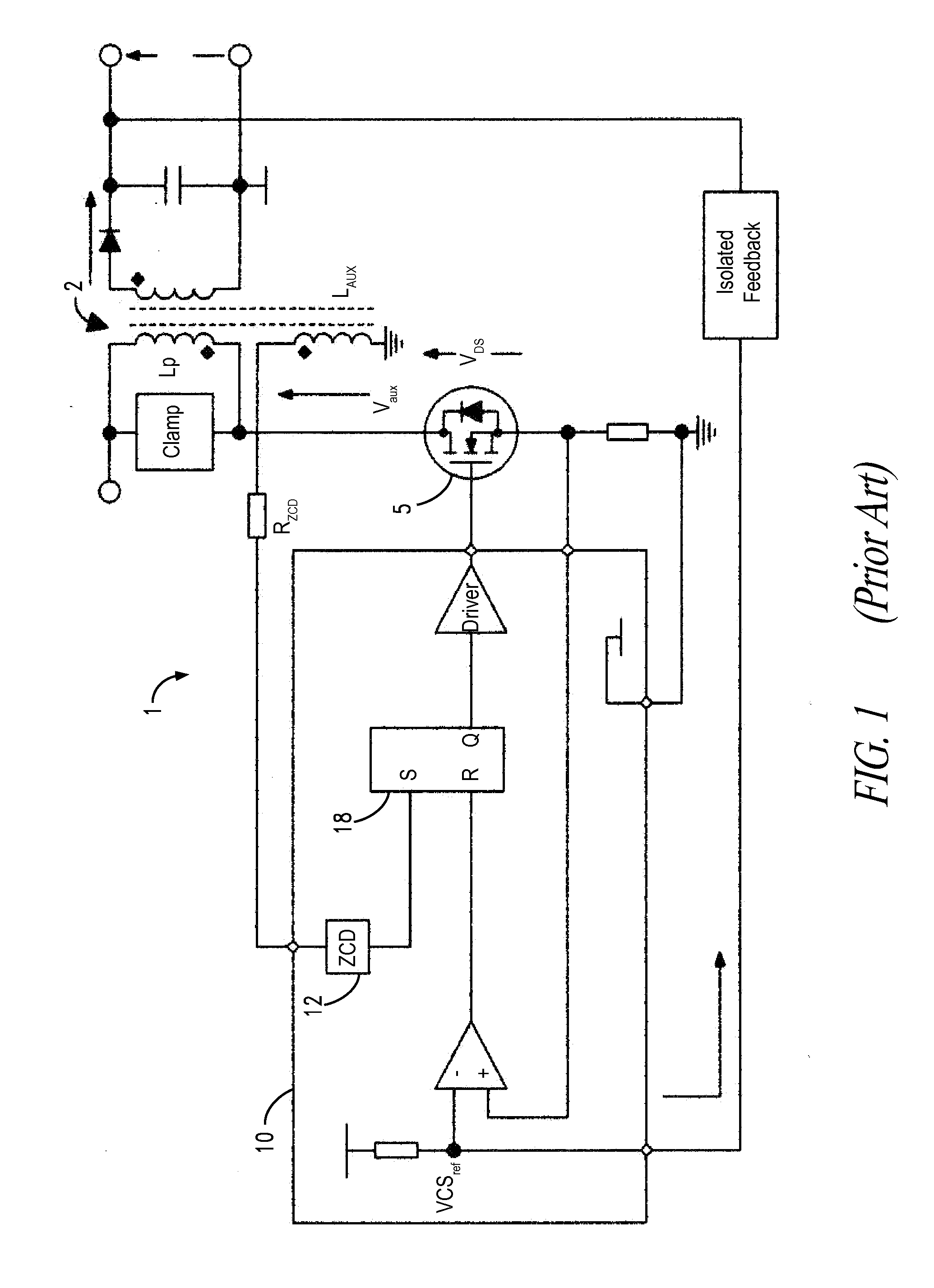 Method and circuit for controlling a switching regulator