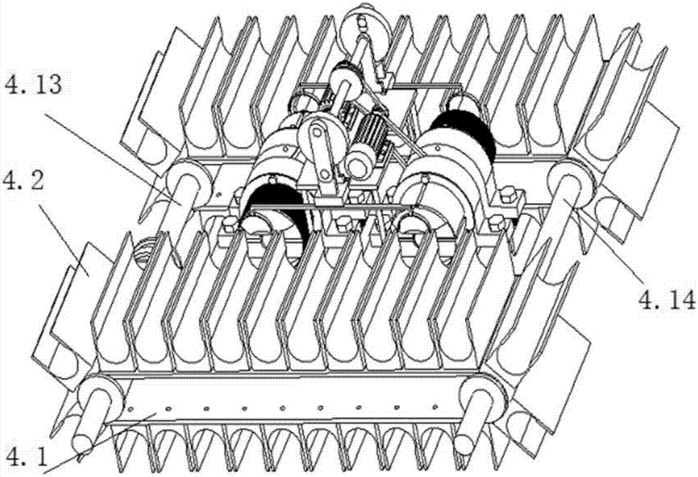 Double-row fragrant-flowered garlic harvesting equipment