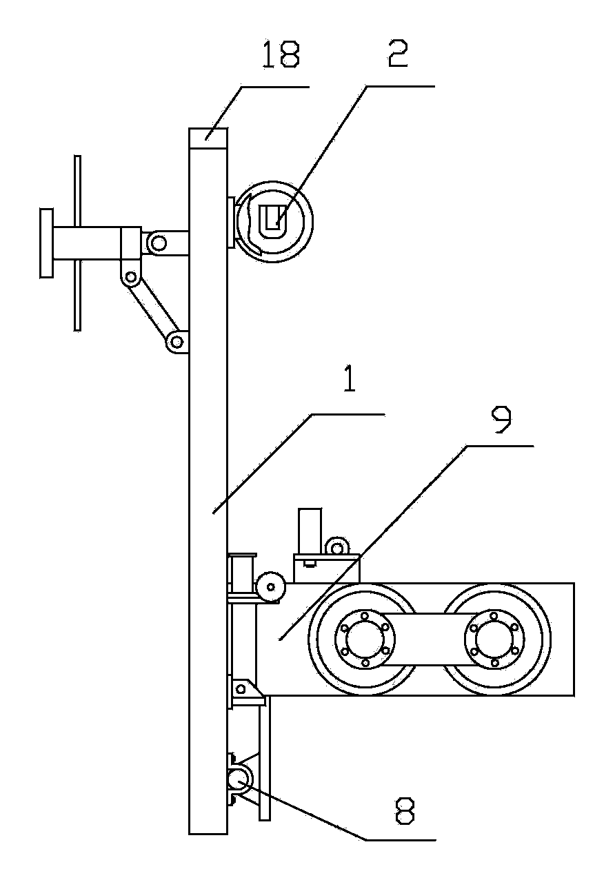 Electric cable winding machine