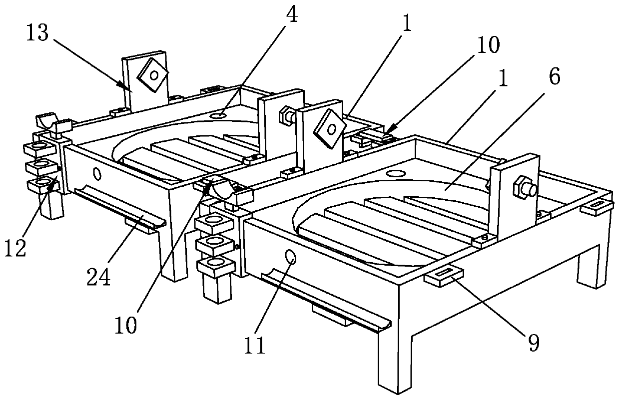 Devices for supporting bottom of rural drinking water tank, and mounting method of devices