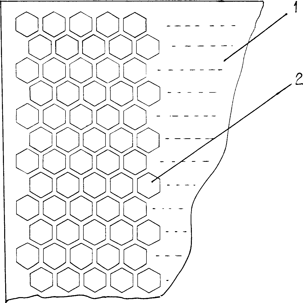 Honeycomb paper-base plate and its producing method