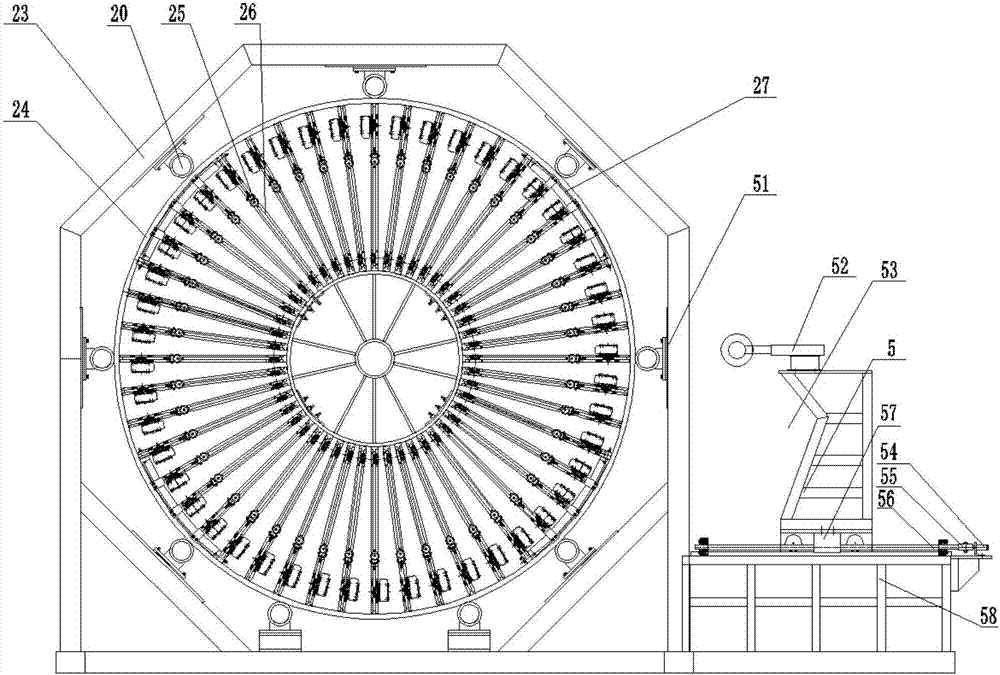 Special-shaped tube steel skeleton automatic variable diameter seam welding machine