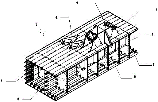 Manufacturing method of double-anchor box type external node chord member