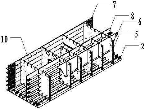 Manufacturing method of double-anchor box type external node chord member