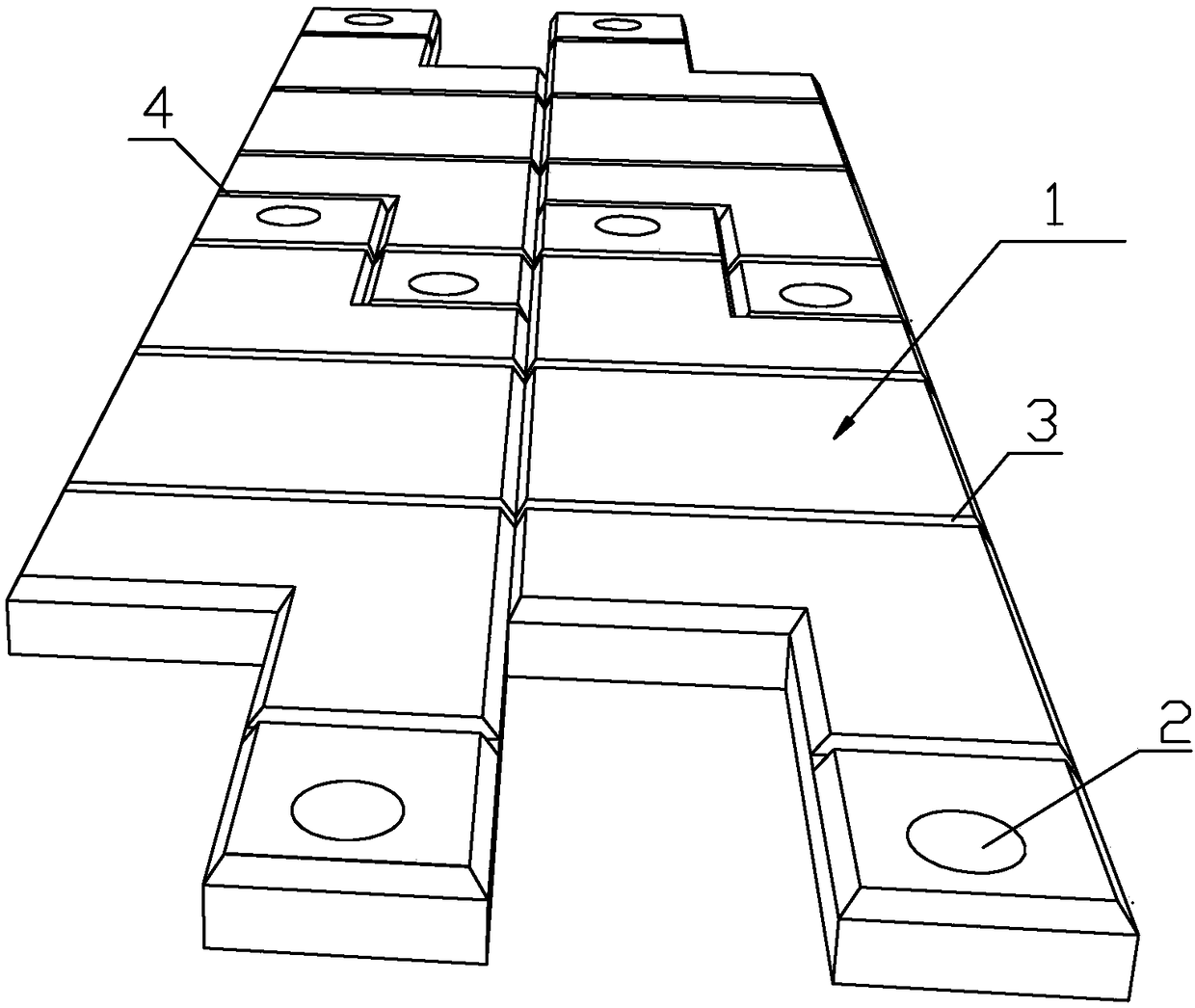 Construction method of uplift pressure resisting concrete protection slab