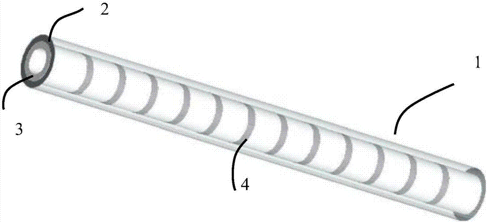 Intrusive medical catheter with markers and manufacturing method of intrusive medical catheter