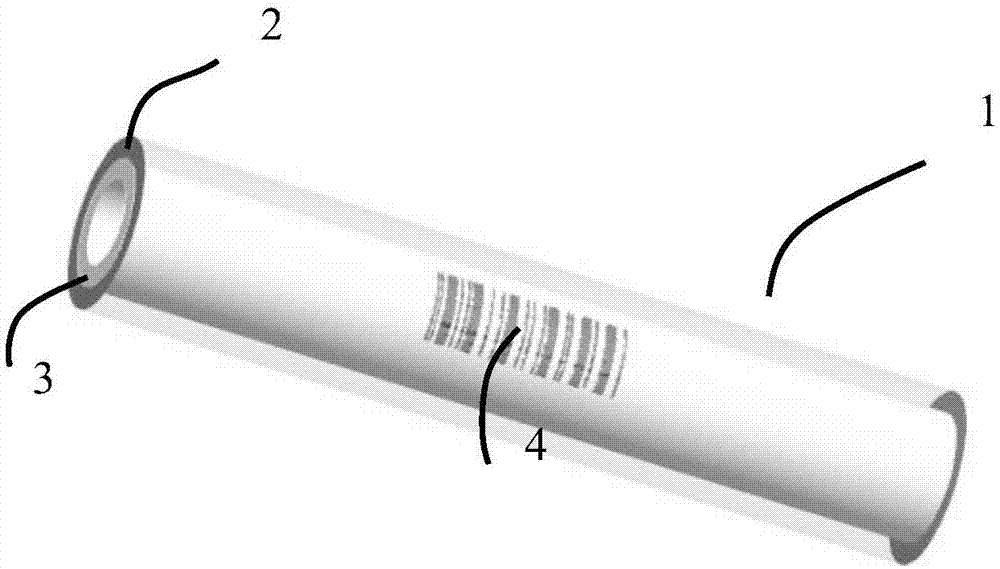 Intrusive medical catheter with markers and manufacturing method of intrusive medical catheter