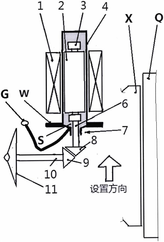 Method for using submarine propeller thruster capable of deeply diving over kilometers at tail end of submarine main body of seat cabin