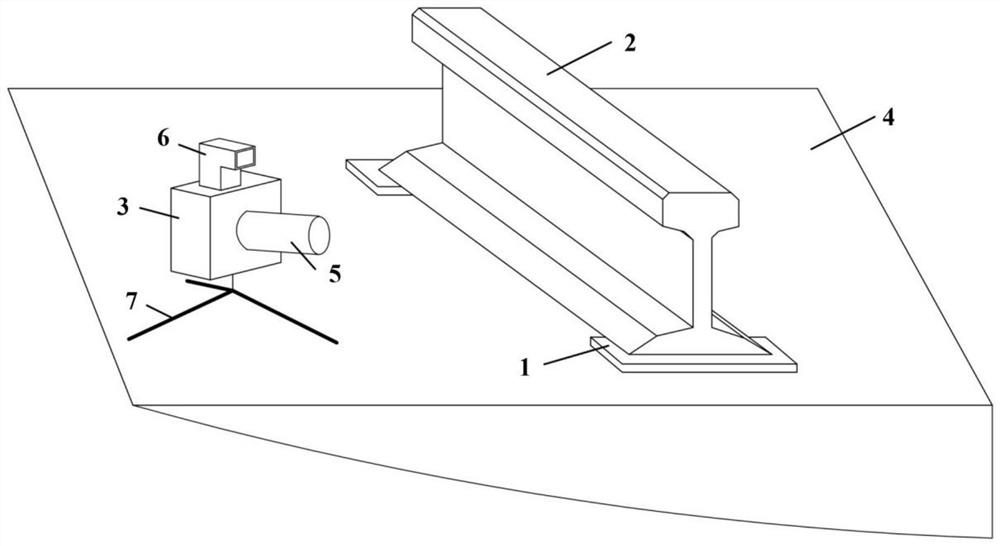 Subway train wheel-rail force monitoring method based on computer vision