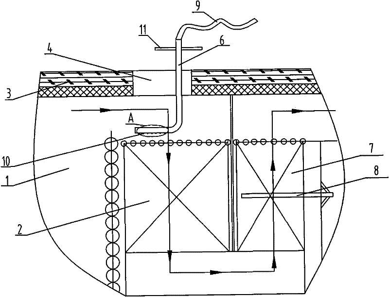 Soot blower structure of coal burning organic heating medium furnace