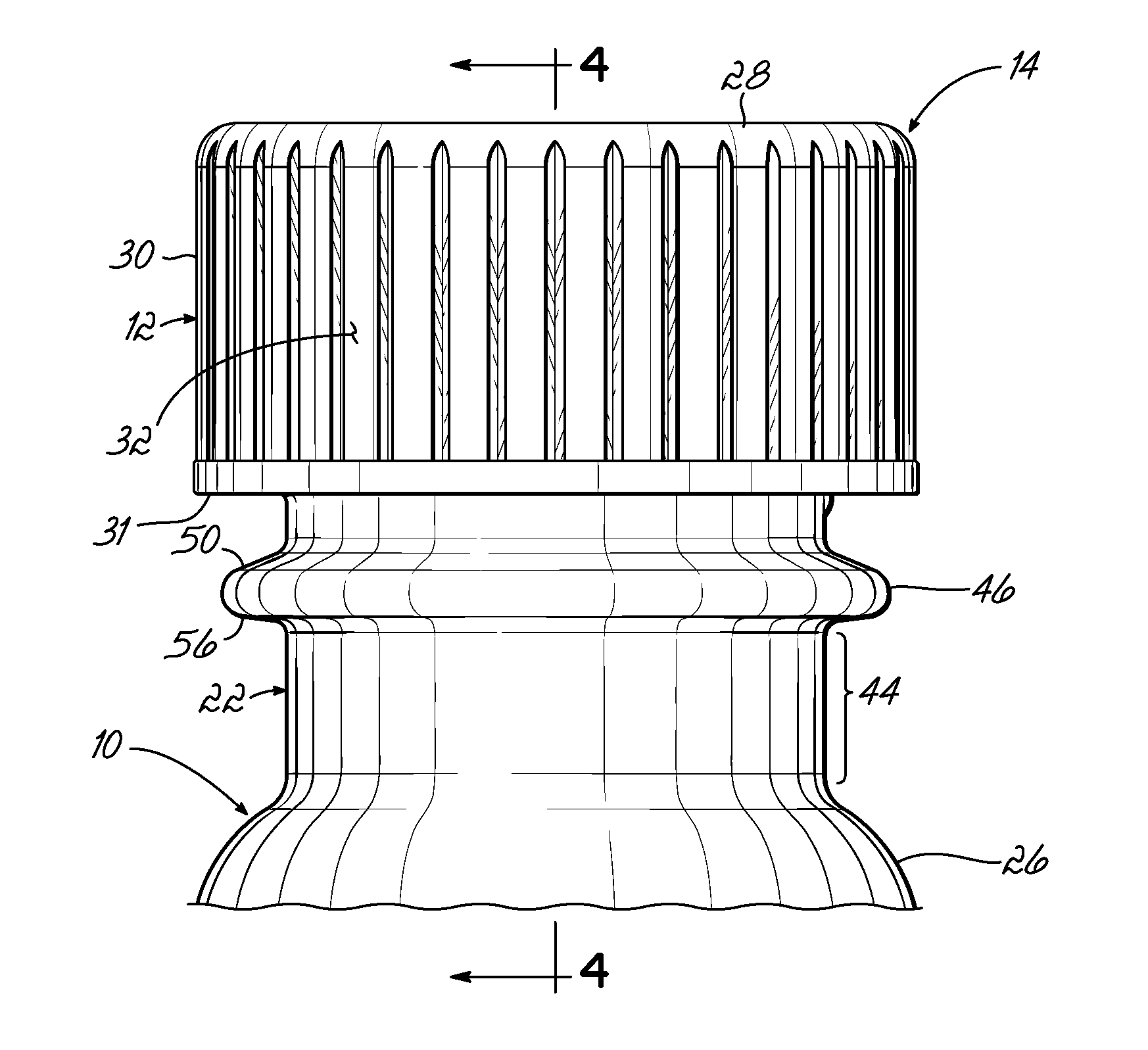 Over-torque resistant vial