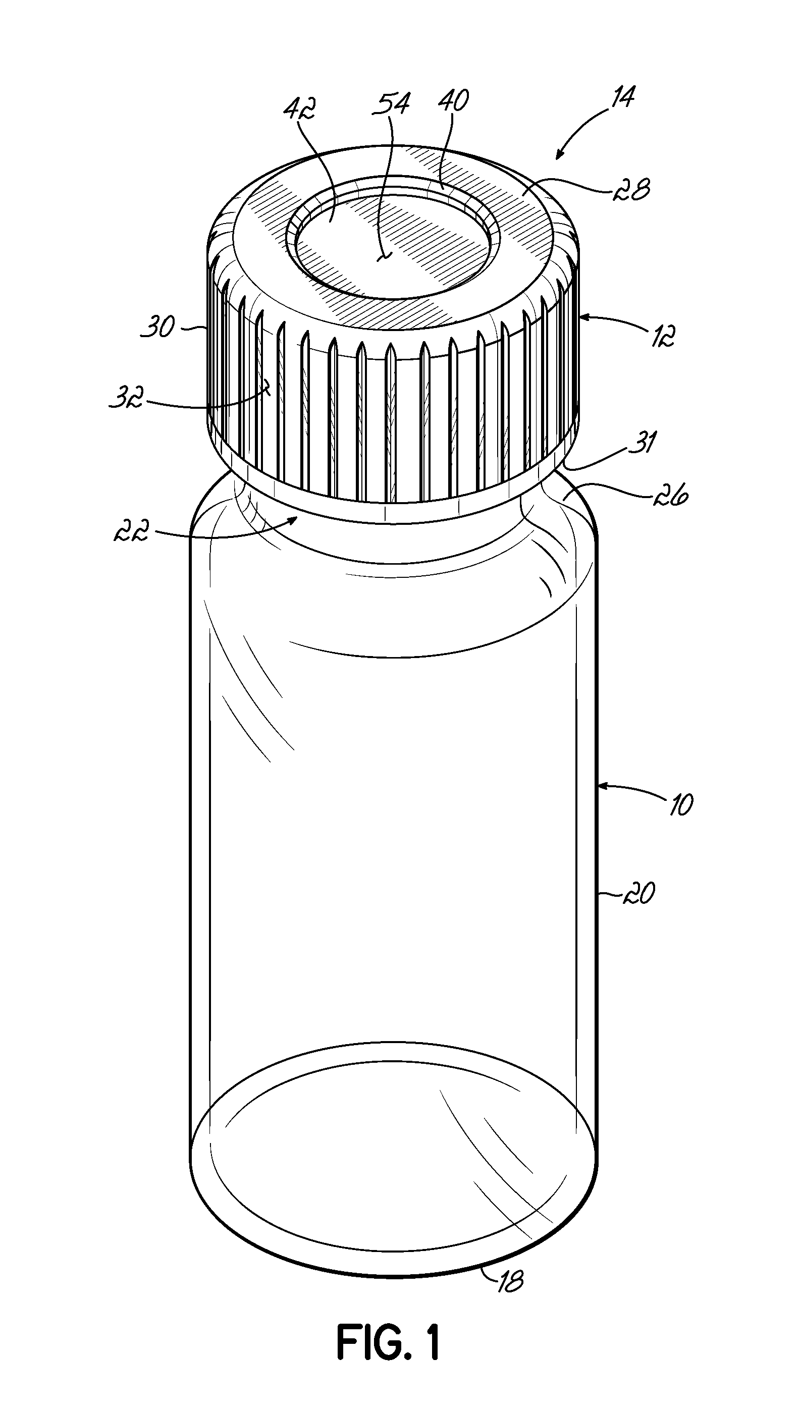 Over-torque resistant vial