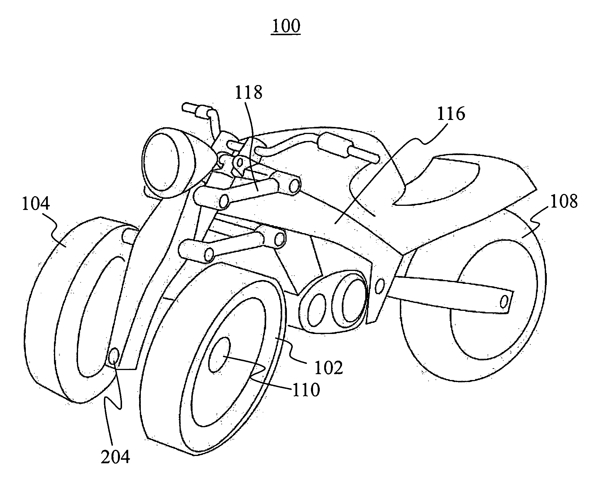 Front suspension and steering system for cycles and motorcycles without tilting of the front wheels