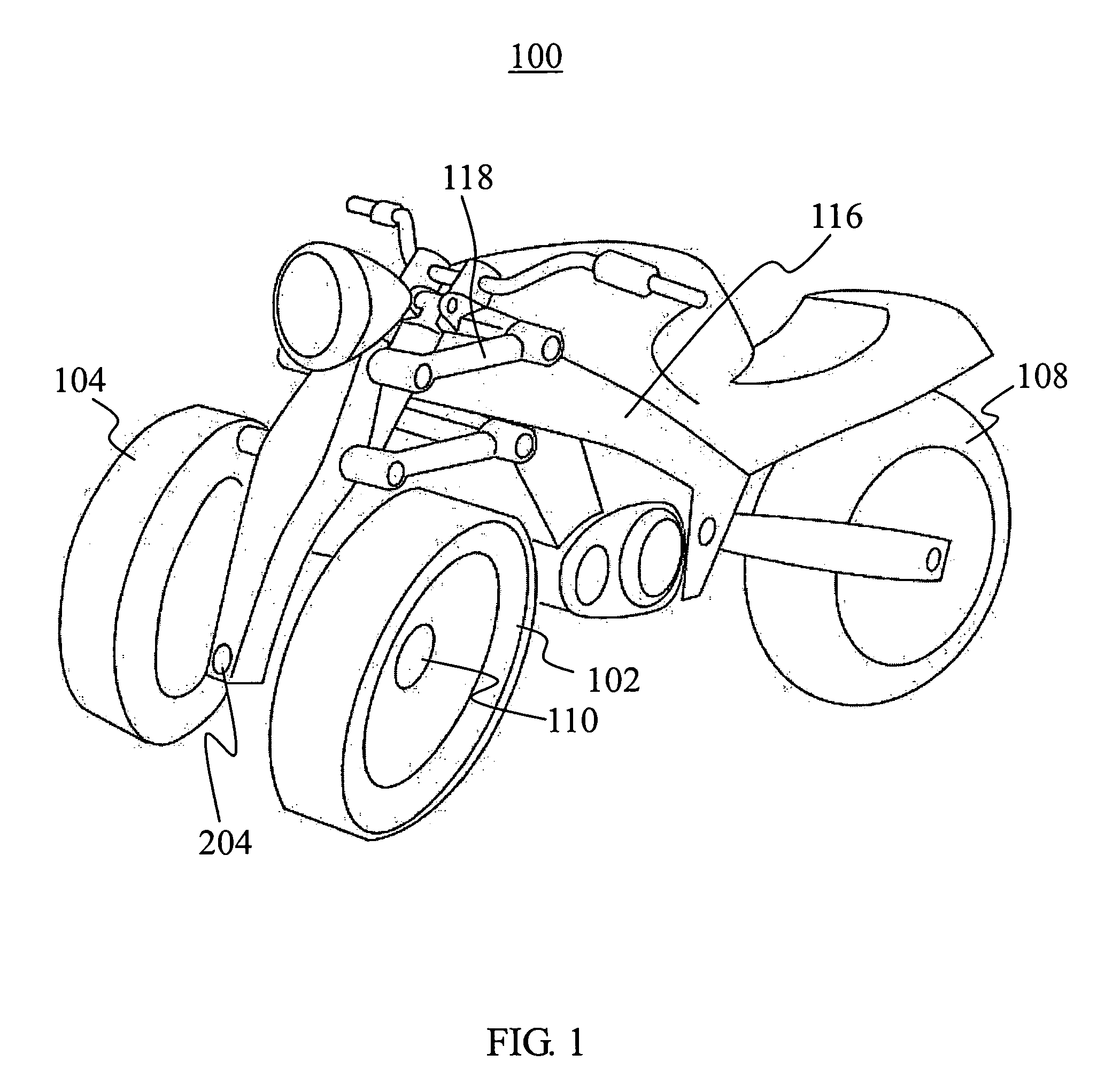 Front suspension and steering system for cycles and motorcycles without tilting of the front wheels