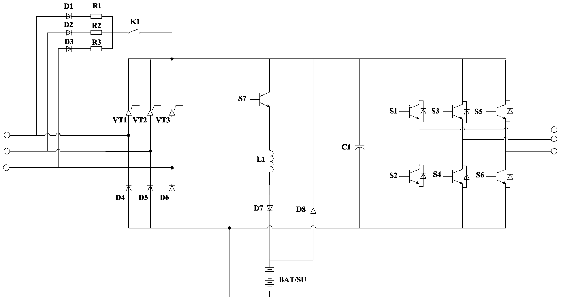 Feedback type energy storage servo driving system