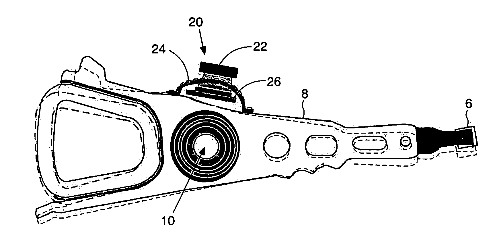 Disk drive comprising an optical sensor for vibration mode compensation