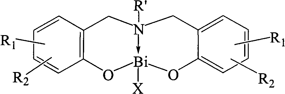 Metal bismuth compounds, preparation method and application thereof