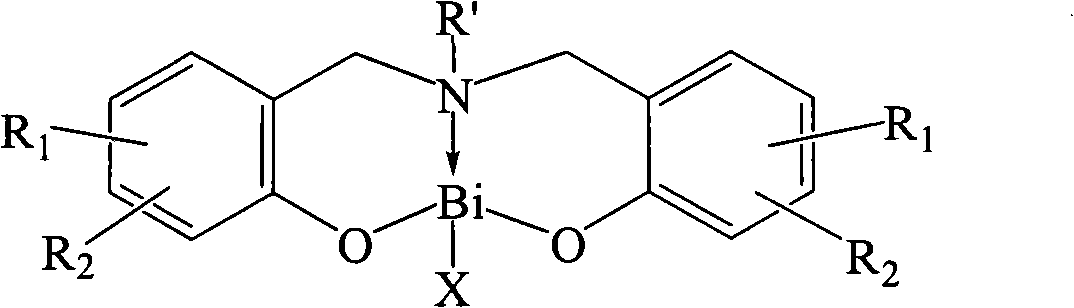 Metal bismuth compounds, preparation method and application thereof