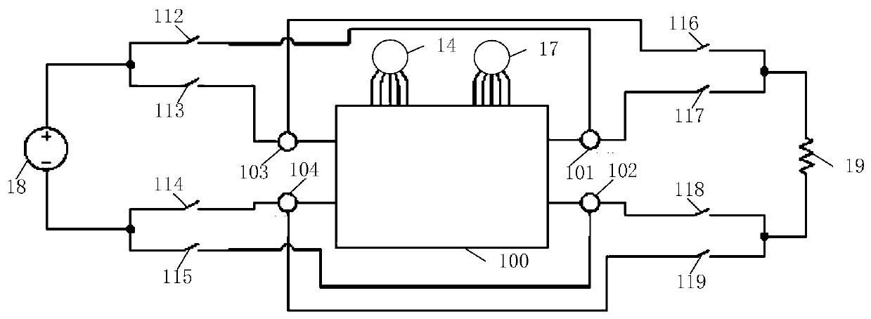 Parameter simulation circuit, battery management device, and control method of battery management device