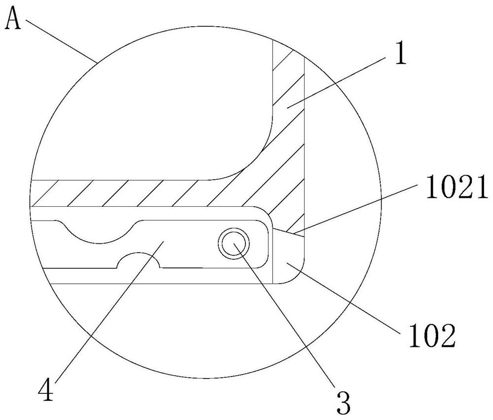 An anti-scalding square bowl