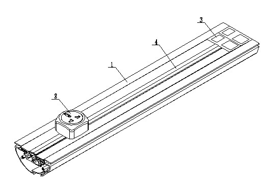 Power communication distribution device