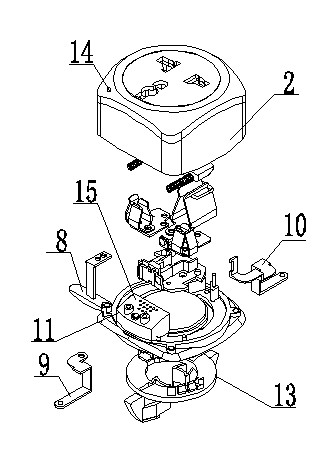 Power communication distribution device