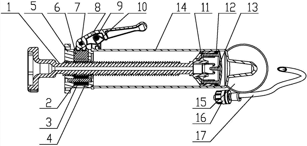 Medical pressure charging control device