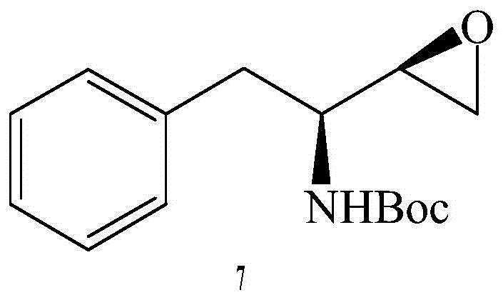 Preparation method for fosamprenir intermediate