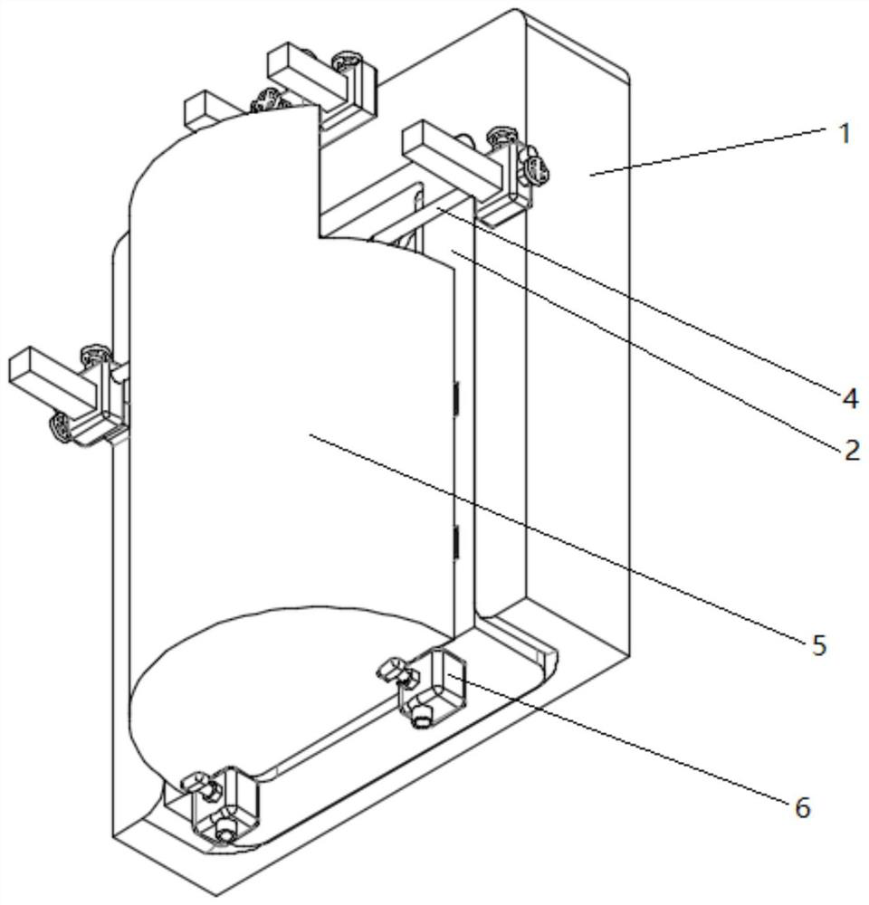 Experimental device applied to small animal MRI experiment and using method