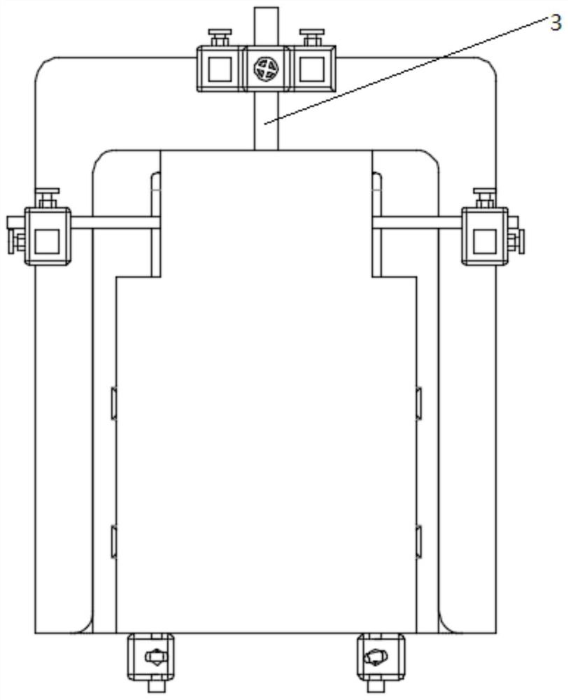 Experimental device applied to small animal MRI experiment and using method