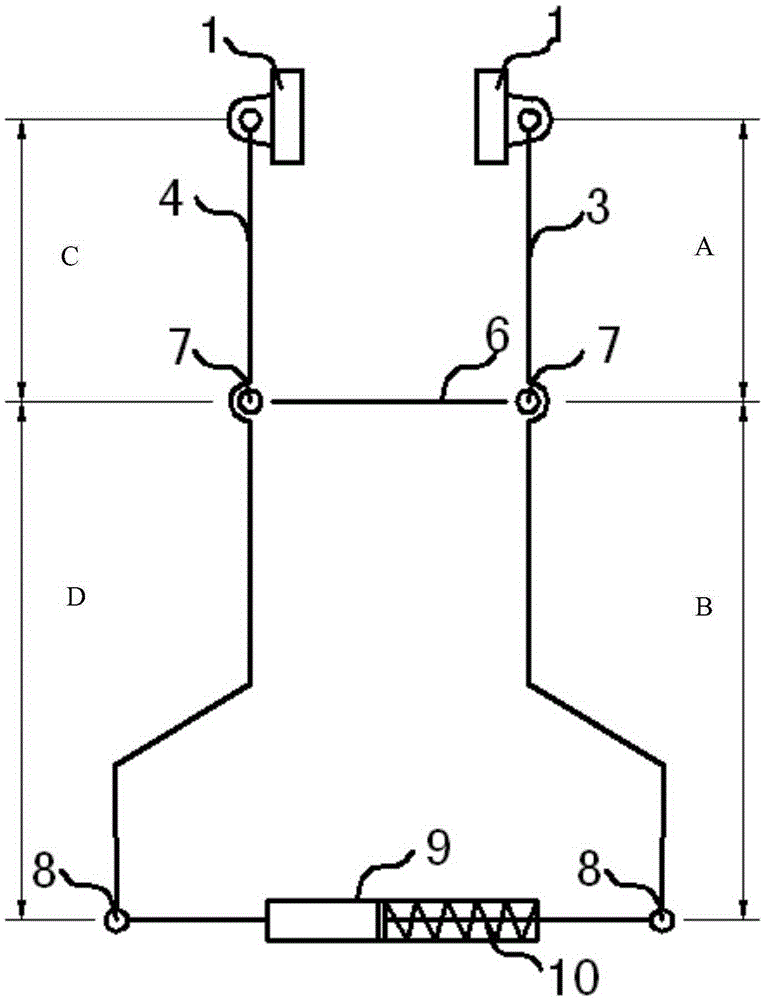 Brake clamp device of magnetic levitation vehicle