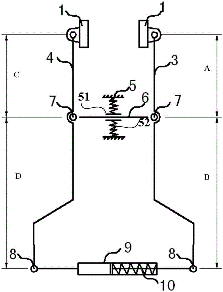 Brake clamp device of magnetic levitation vehicle