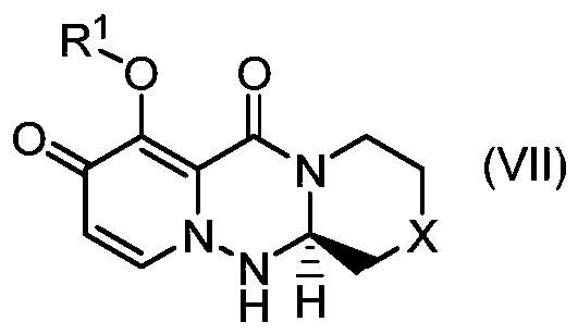 Method for stereoselectively producing substituted polycyclic pyridone derivative