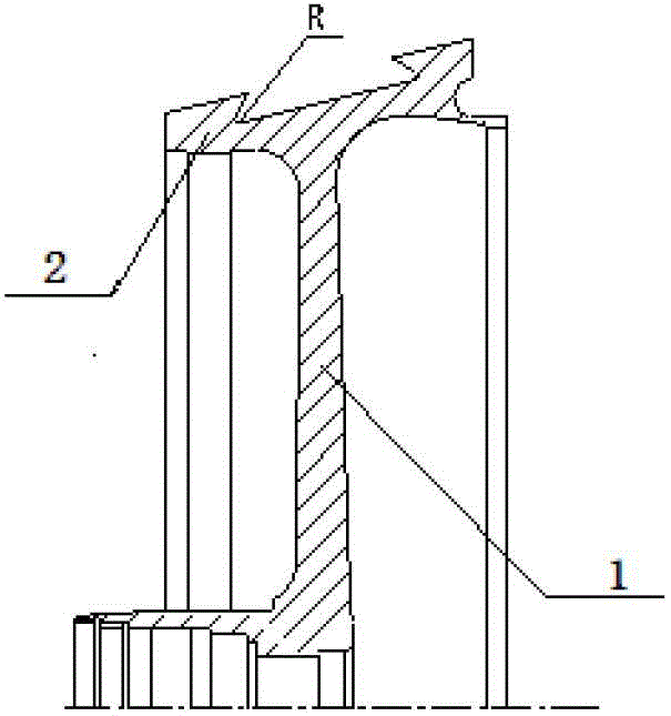 Restoring processing method for prolonging service life of primary machine disc of engine low-pressure compressor