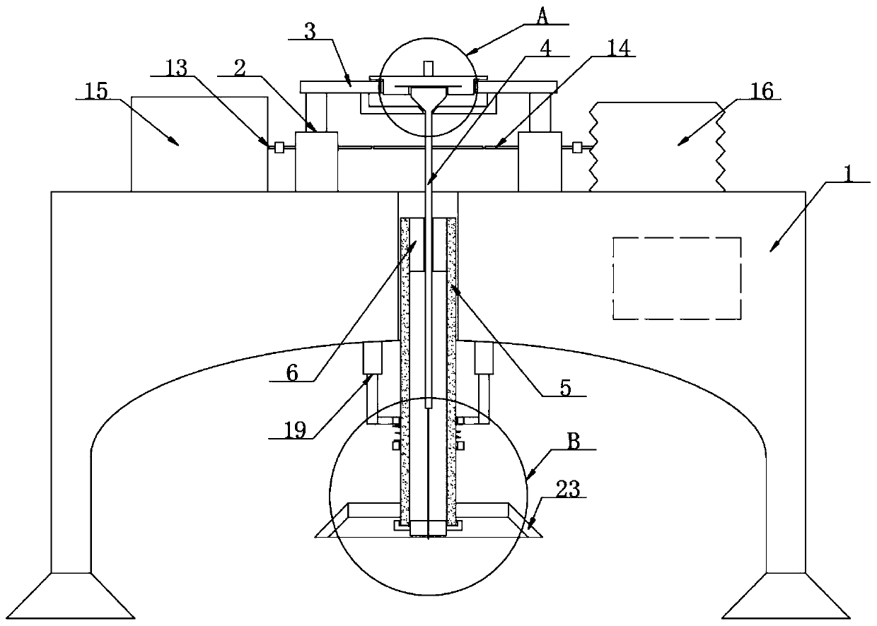 Puncture device for abdominal operation in gastrointestinal surgery