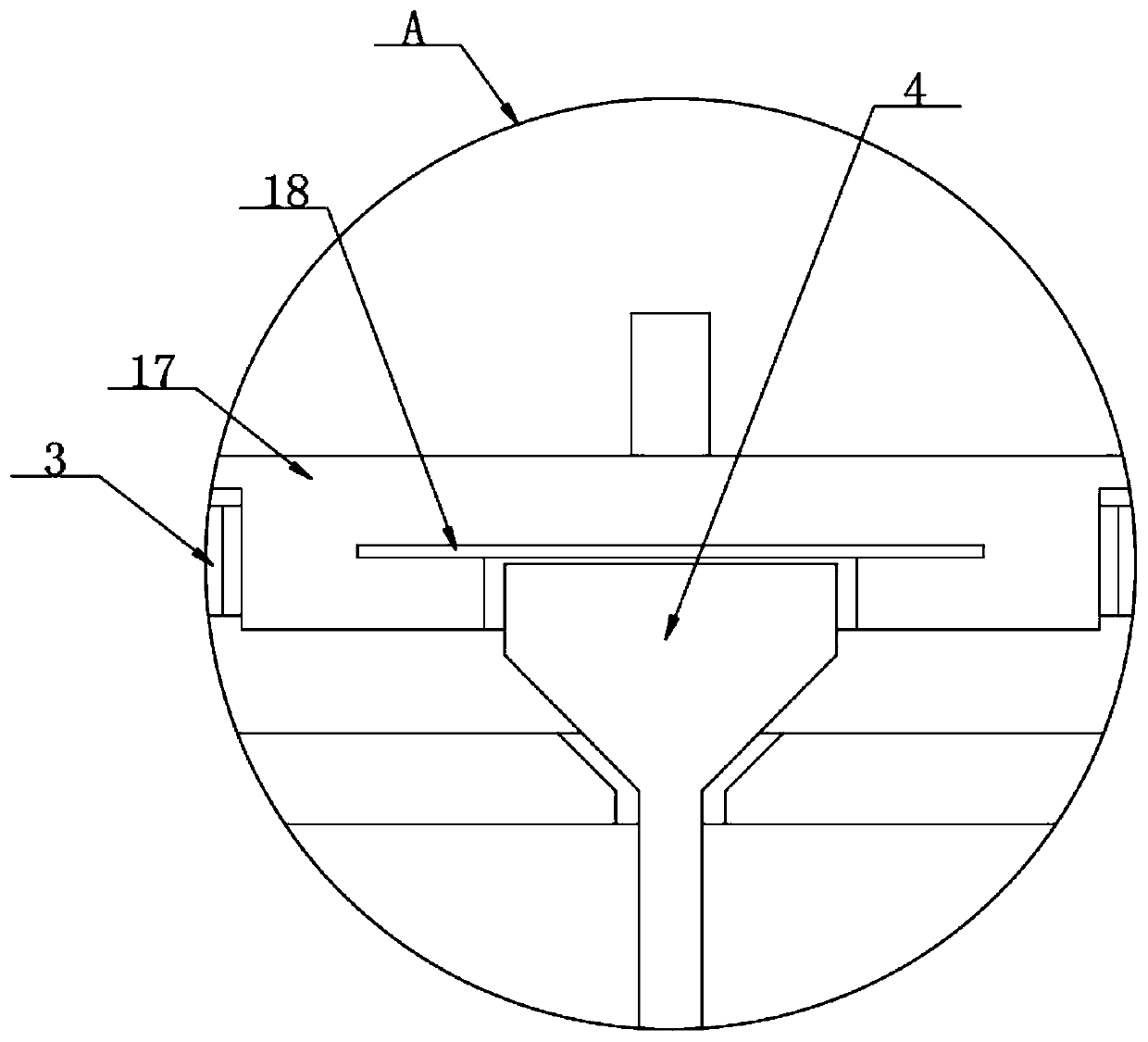 Puncture device for abdominal operation in gastrointestinal surgery