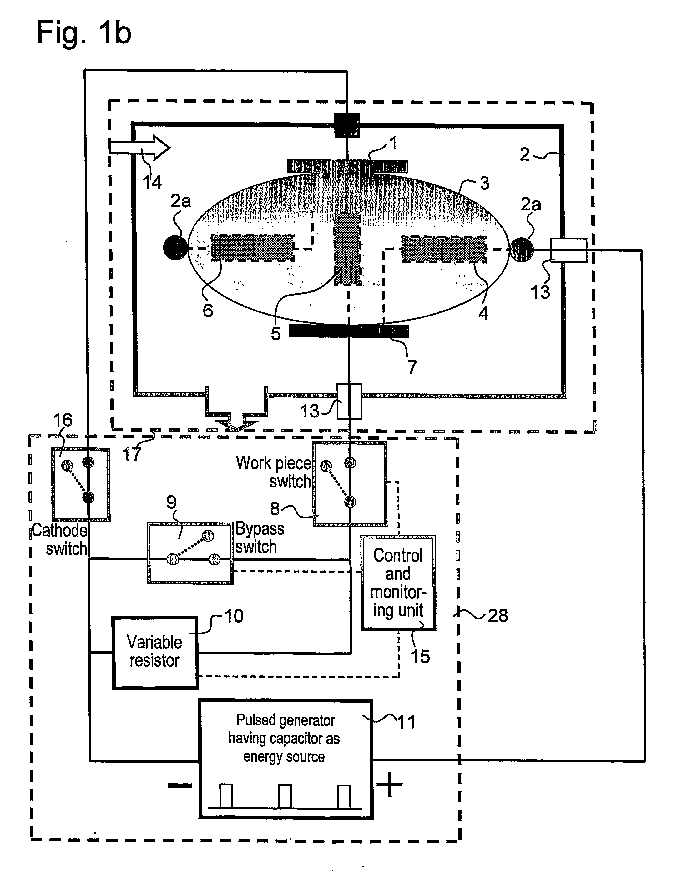 Work piece processing by pulsed electric discharges in solid-gas plasma